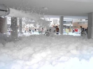 Fiesta de Cumpleaños con espuma