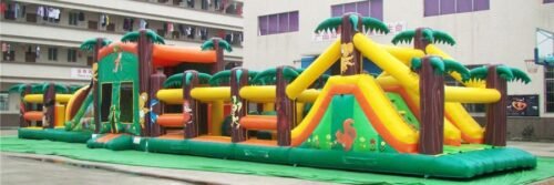 Pista americana hinchable para fiestas infantiles