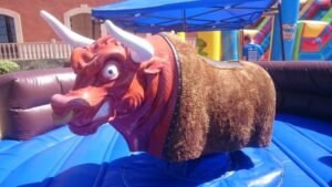 Alquiler atracciones bufalo mecanico en Alicante y Murcia