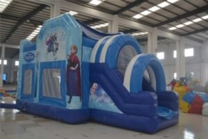 Alquiler tobogán frozen para fiestas infantiles