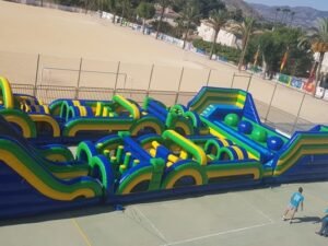 Castillo Hinchable pista americana para fiestas de adultos