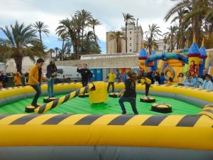 Alquiler Barredora hinchable para fiestas infantiles en Alicante y Murcia