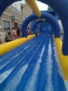 Alquiler castillo acuático con piscina para Fiestas