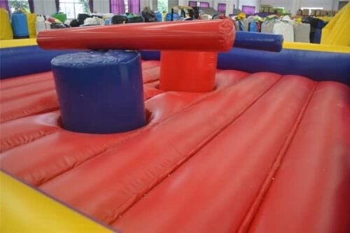 Juego hinchable lucha de gladiadores americanos