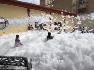 Alquiler fiesta de la espuma Alicante y Murcia