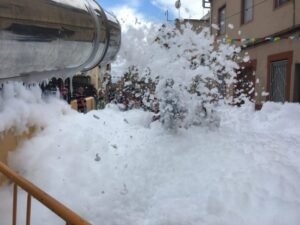 Alquiler cañón de espuma para Fiestas