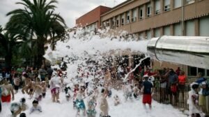 Alquiler Fiesta de la espuma para Colegios