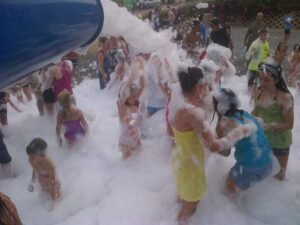 Alquiler cañón de espuma para Fiestas