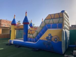 Castillo hinchable superheroes