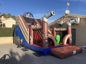 Tobogan hinchable piratas