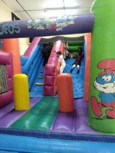 Castillo Hinchable pitufos