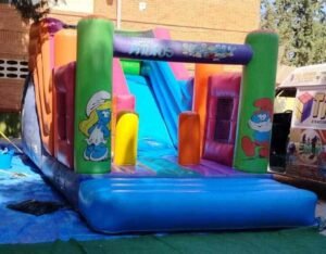 Colchoneta Hinchable pitufos