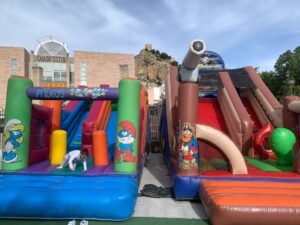 Tobogán Hinchable pitufos